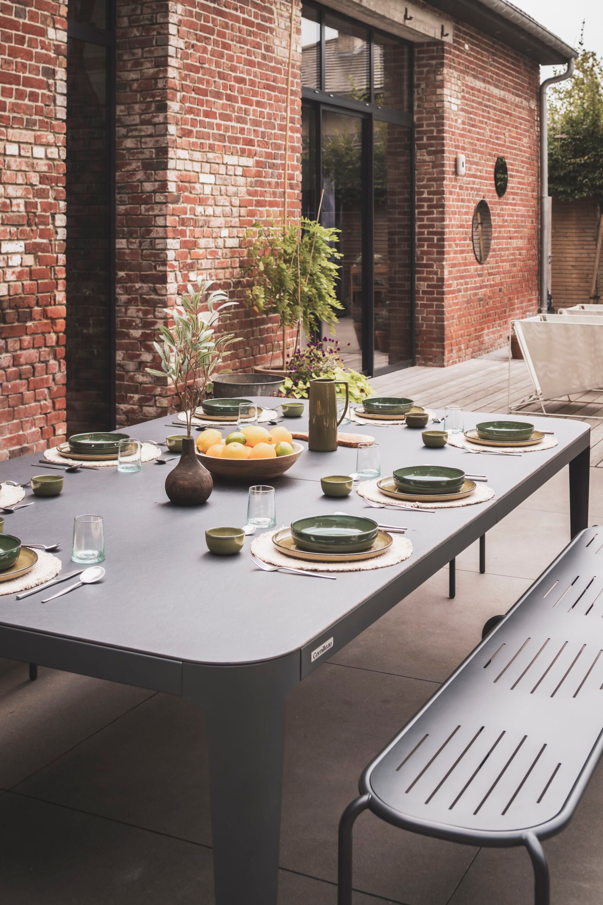 Оцинкованная стальная скамья Cornilleau Hyphen ARCH-00126268 - Вид №6