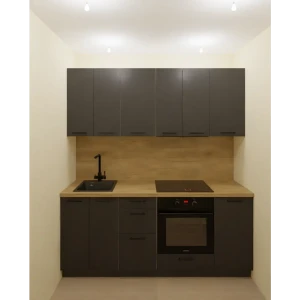 Кухонный гарнитур 200x60 см София цвет серый