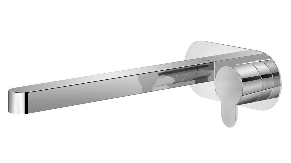 T9.161 Смеситель для раковинины настенный с автоматическим клапаном Waterrevolution Line CLIP Water Evolution  - Вид №1