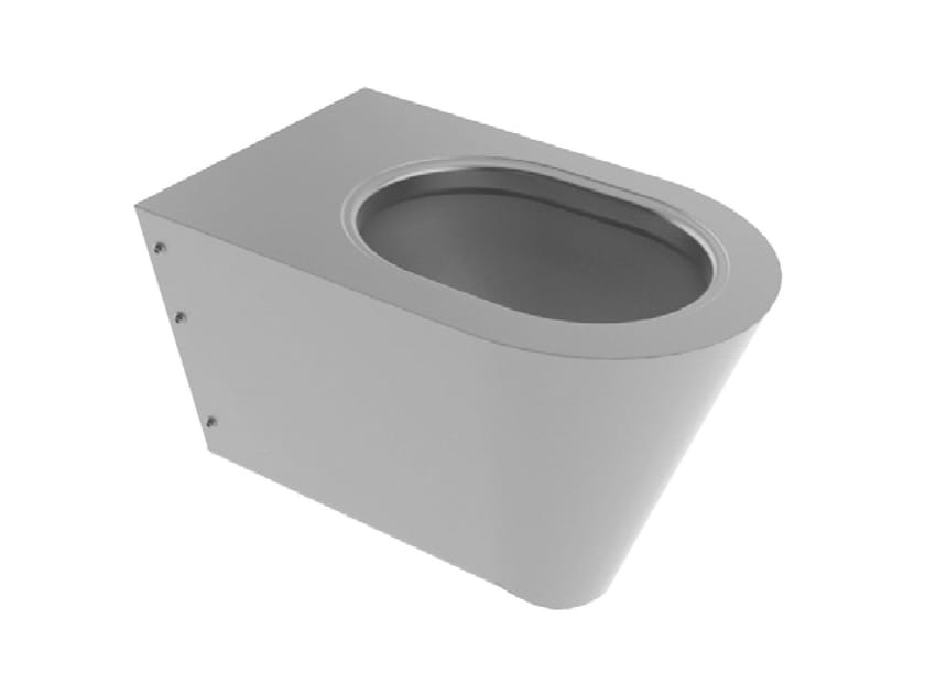 Подвесной общественный туалет из нержавеющей стали Thermomat 2054 ARCH-00143181