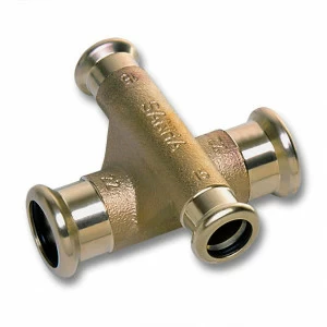 181812215 SANHA 8181 распределитель потоков в двух плоскостях 22x15 мм