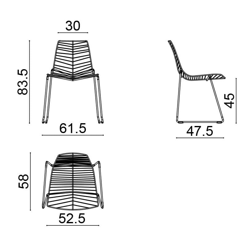 Стальной стул Arper ARCH-00112718 - Вид №12