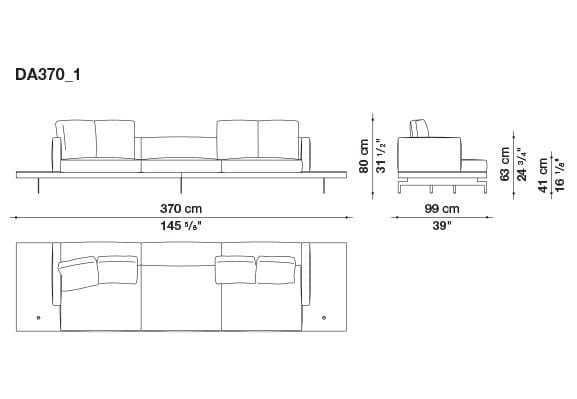 Кожаный диван B&B Italia док ARCH-00130675 - Вид №99