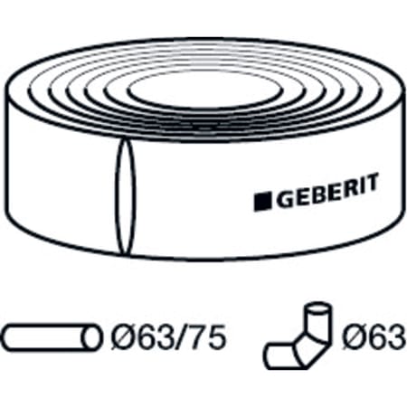 310.921.00.1 Звукоизолирующий рукав Geberit из ПЭ Geberit  - Вид №3