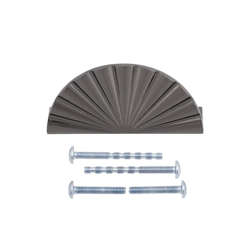 86900171 Ручка-скоба мебельная ЦАМ 32 мм цвет черный никель STLM-1008390 PALLADIUM  - Вид №2