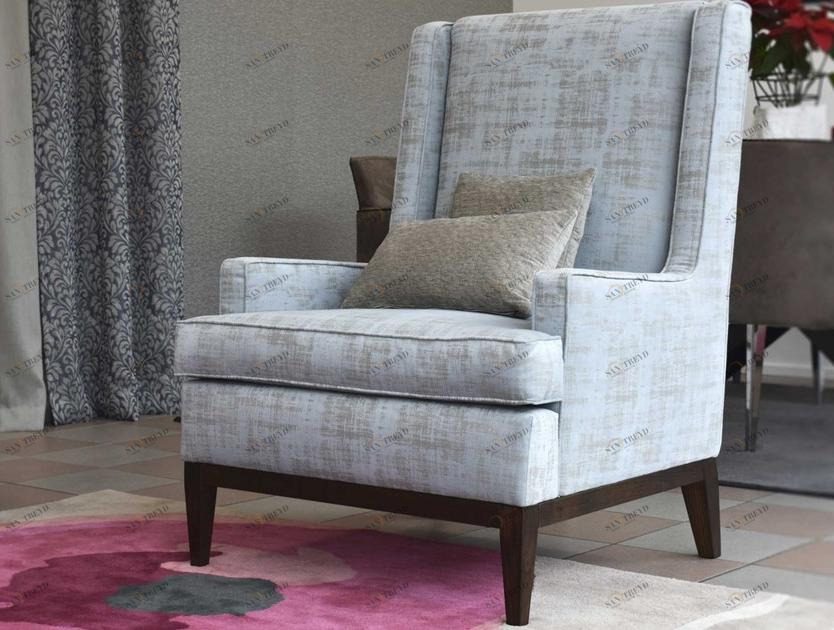 ART CASA Кресло Bergere из ткани с подлокотниками  P-grace 