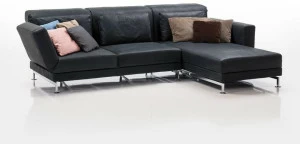 brühl Кожаный диван с шезлонгом Moule