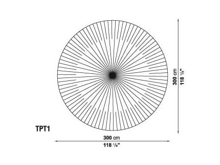 Круглый шерстяной ковер Maxalto Cratis ARCH-00082516 - Вид №1