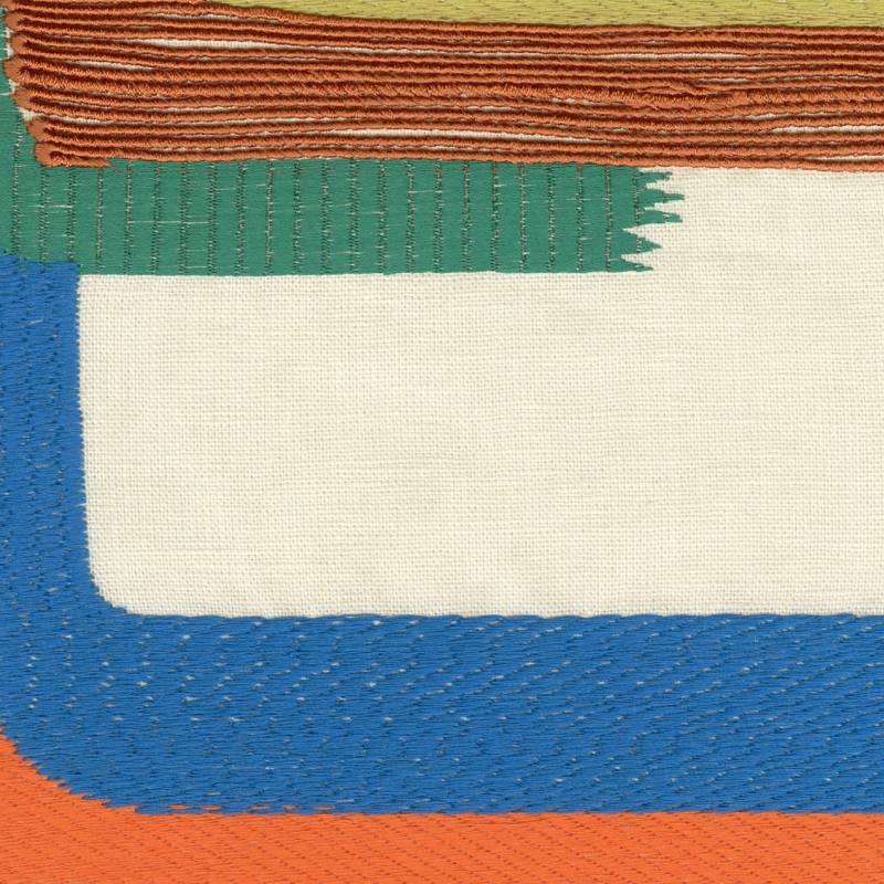 Хлопчатобумажная ткань с вышивкой Élitis Excentric ARCH-00087536 - Вид №2