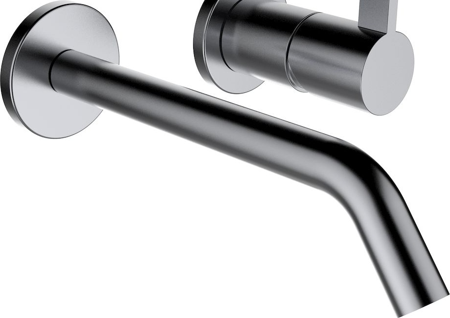 H3113360901201 Смеситель для раковины, настенный, для установки с Simibox 2-Point, фиксированный излив 175 мм LAUFEN PRO