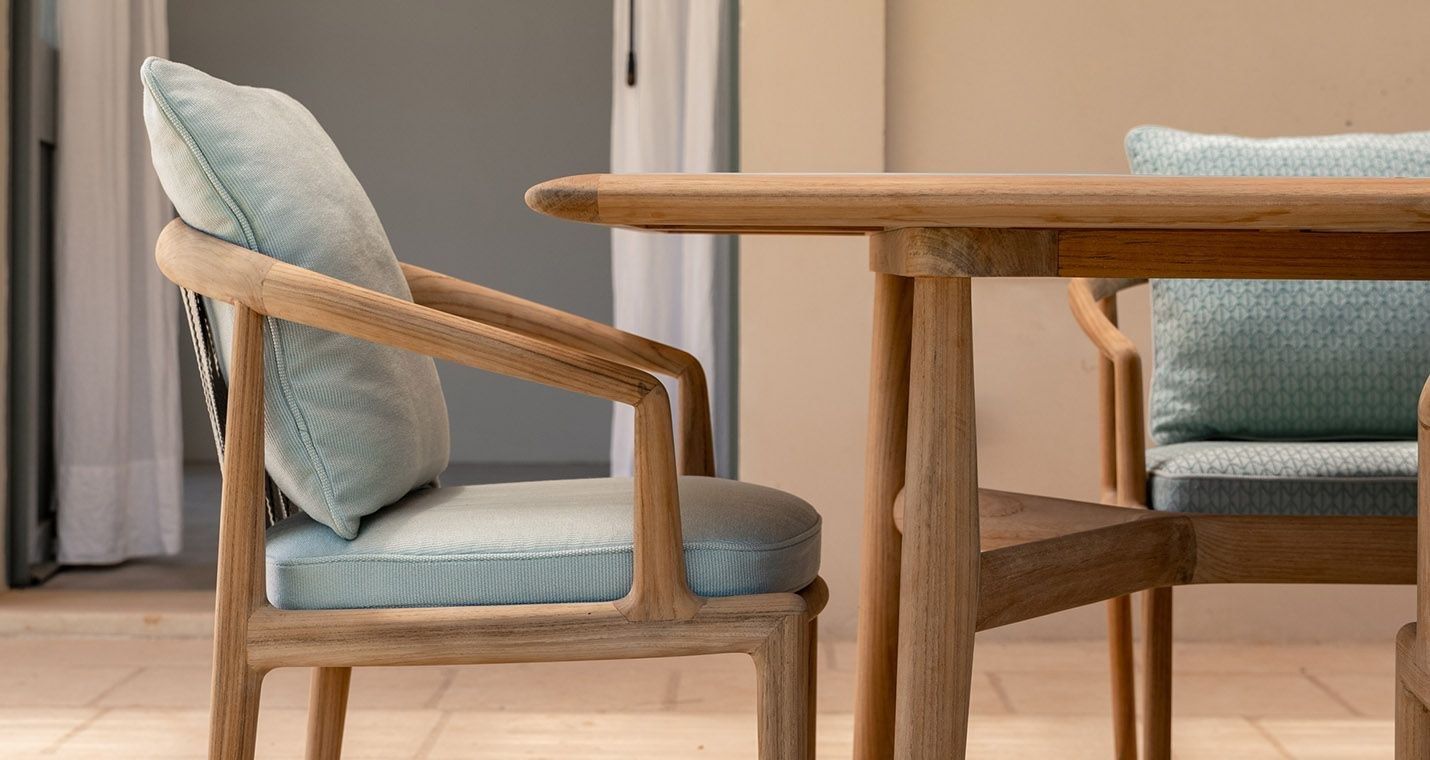 ТИК мягкий садовый стул с подлокотниками Poltrona Frau Boundless Living Outdoor Collections ARCH-00139269 - Вид №9