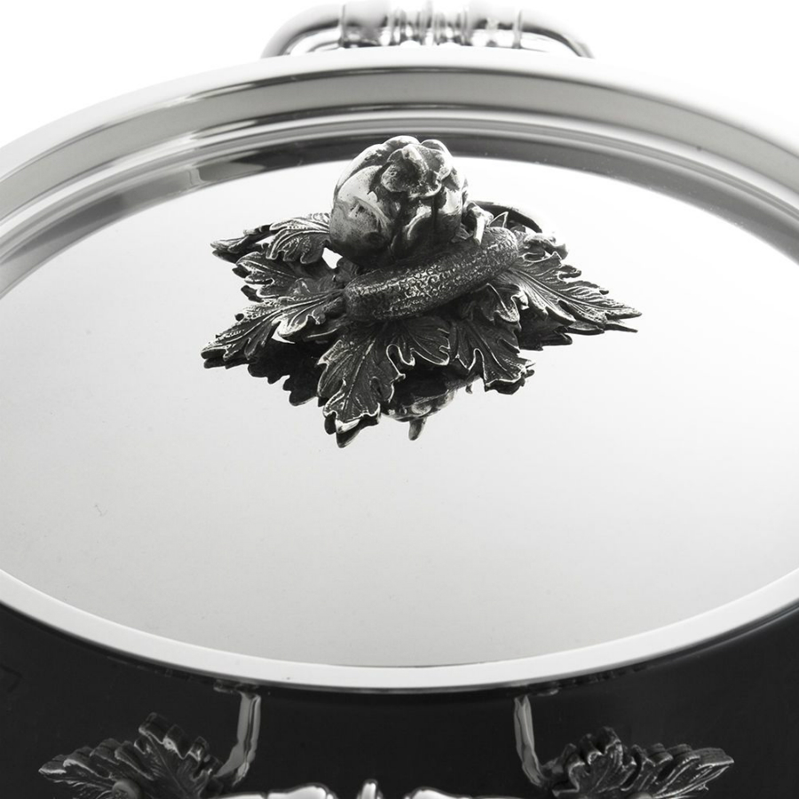 Вок Opus Prima OPB2409Z, с крышкой, нержавеющая сталь, Ø24 см, 4 л Ruffoni B24RUFFONI - Вид №3