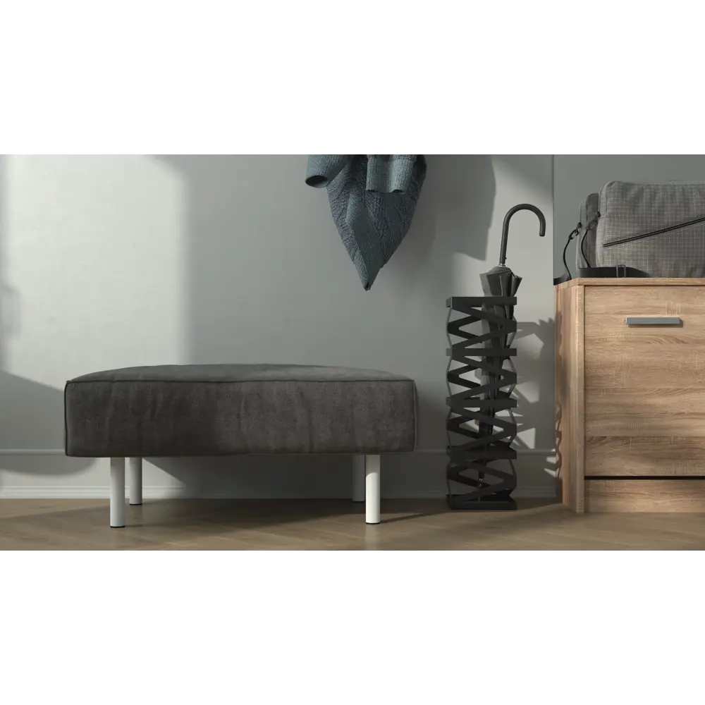 Ножка для мебели круглая ⌀30 мм высота 150 мм белая EDSON STLM-2079497 - Вид №4