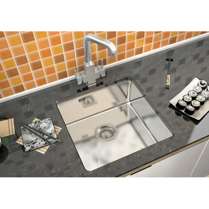 Zorg SH R 4444 FILO Мойка кухонная квадратная Zorg  - Вид №2