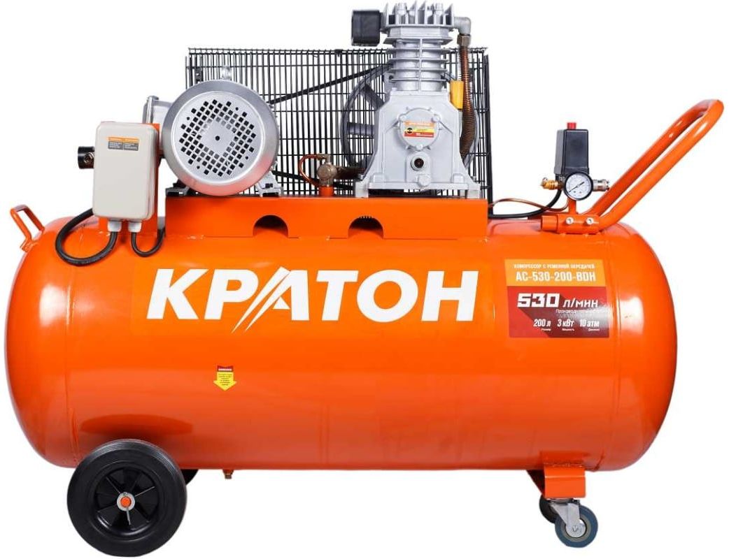 Компрессор поршневой масляный Кратон AC-530-200-BDH 9024852 STDN-0026159 - Вид №3