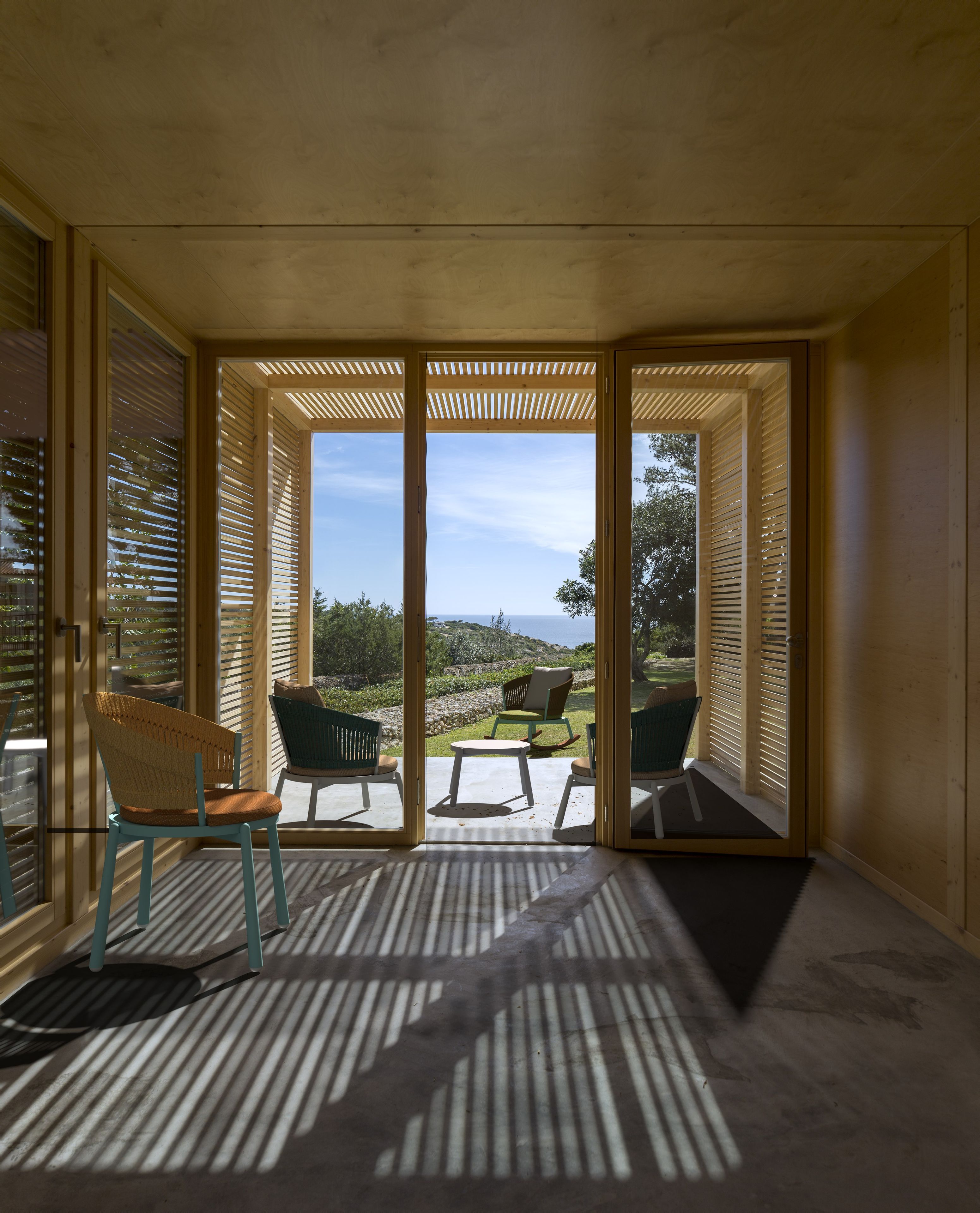 Кресло-качалка из веревки и алюминия YAAZ Черепаха ARCH-00012704 - Вид №1