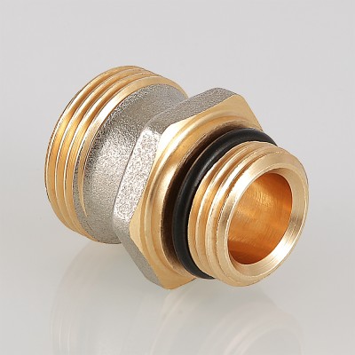 VTr.580.NEI.040E Ниппель для коллекторного блока, под расходомер Valtec 1/2 х 3/4", "евроконус"  - Вид №9