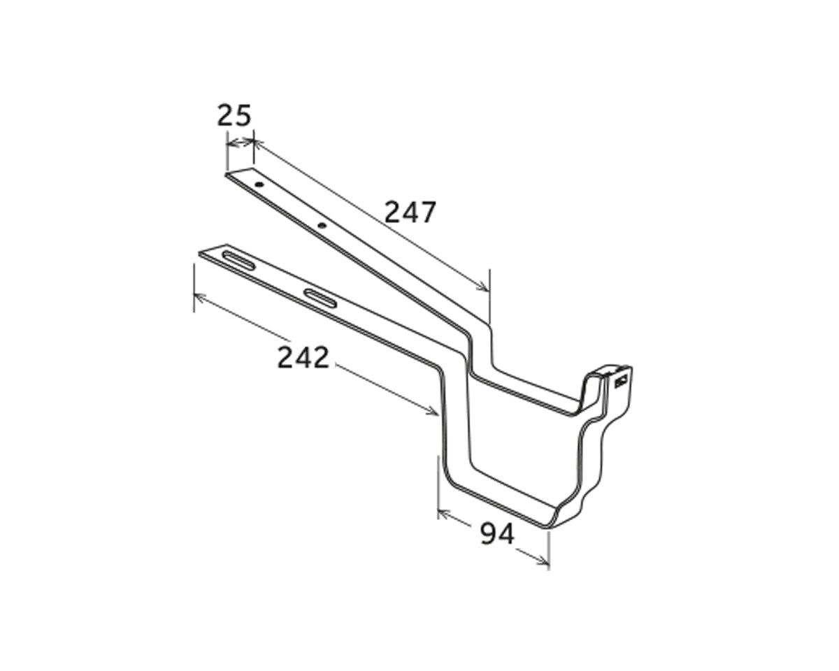 Окрашенный листовой аист для желоба лучшая модель First Corporation First Plast ARCH-00128685 - Вид №2
