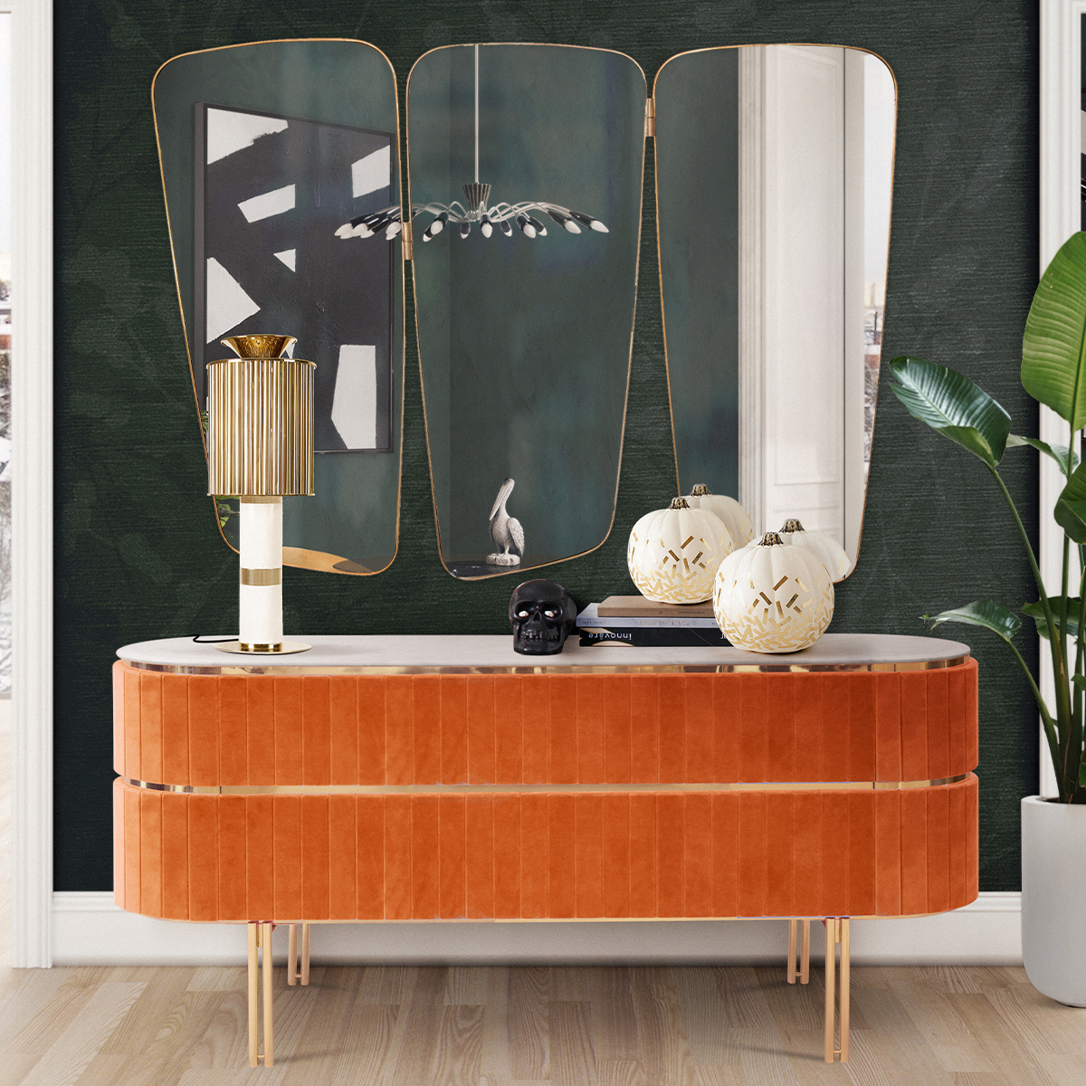 Серванты Edith Sideboard Covethouse ESSENTIAL HOME  - Вид №1