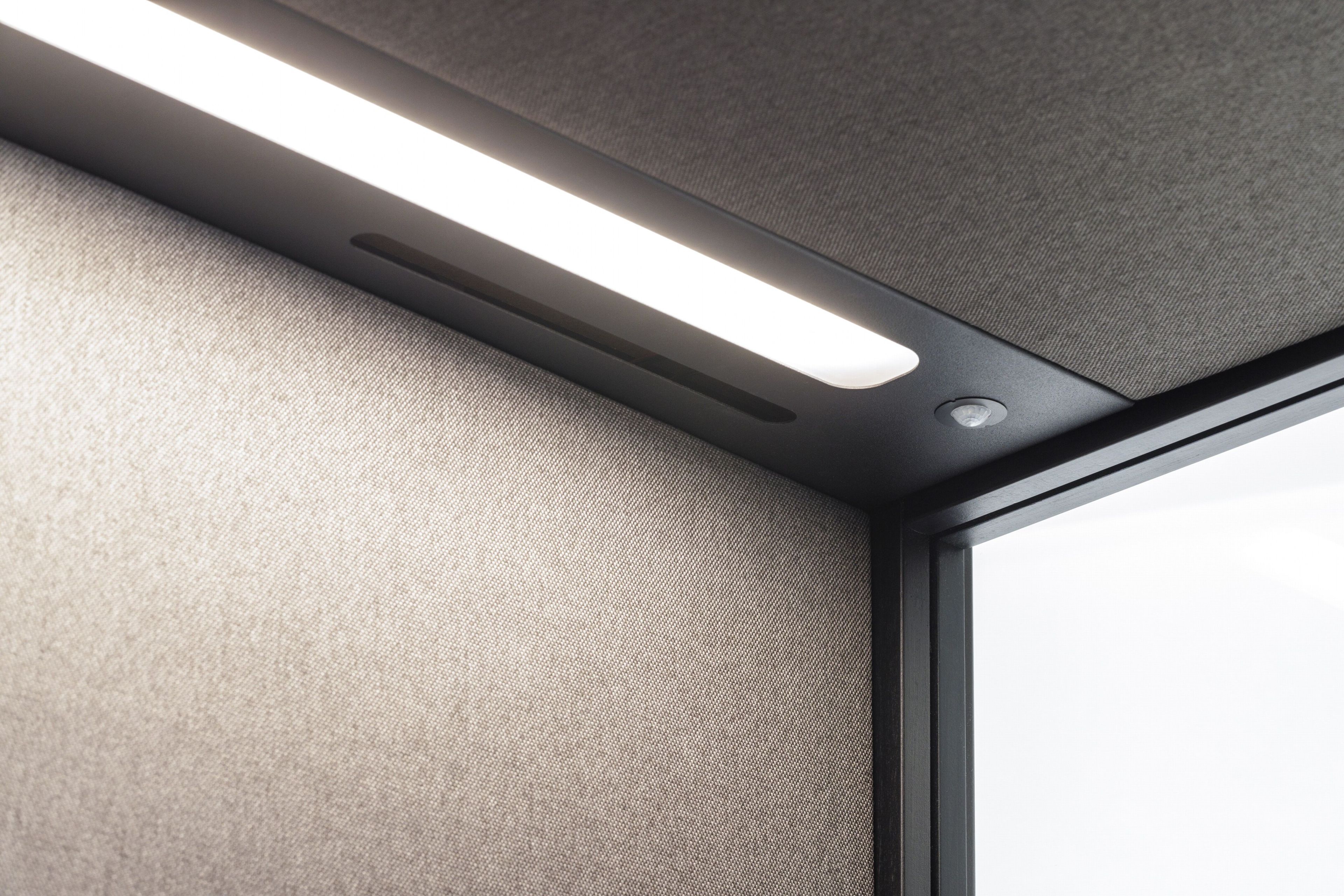 Одноместная акустическая офисная кабина со встроенным освещением SilentLab SPARK ARCH-00150225 - Вид №4