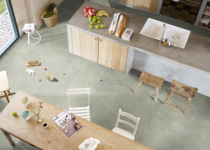 Нескользящий виниловый пол с эффектом камня