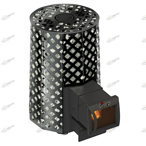 Печь для бани GRILL'D Violet Romb Long с закрытой каменкой 6659