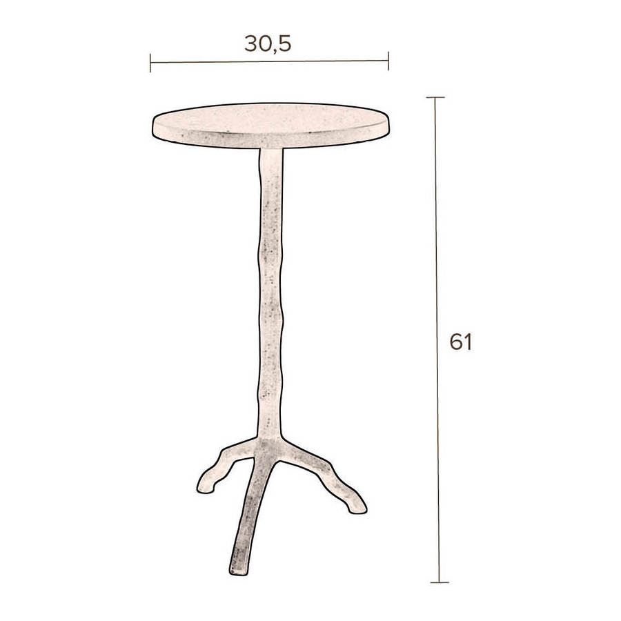 Столик Twig черный Dutchbone 2300094 - Вид №5