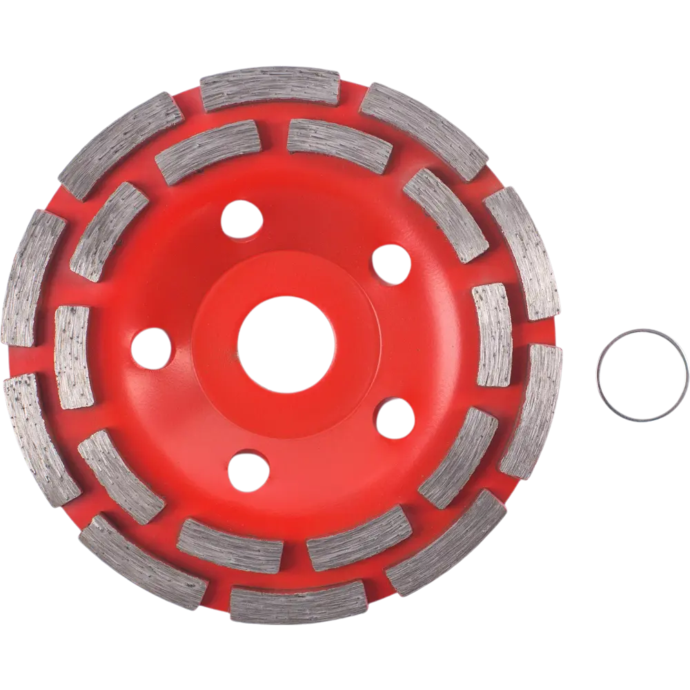 Алмазная чашка Vira двухрядная для шлифовки бетона 125 мм 89418165 STLM-1570290 - Вид №4