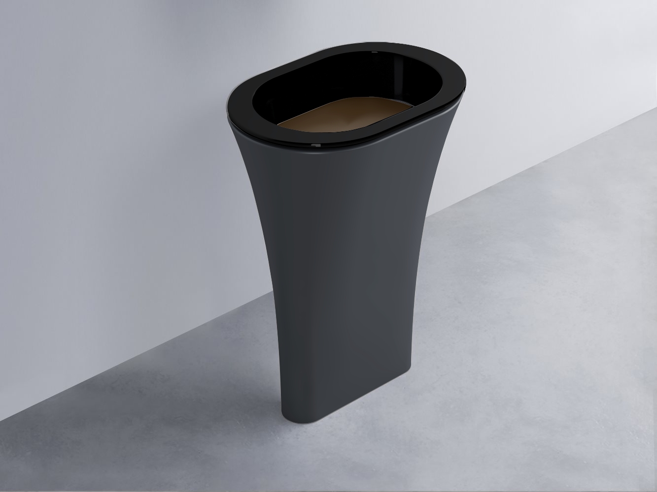 AMLA65-N+AMPILO-CA+AMCOLO-BA Раковина Amedeo Ovale отдельностоящая cielo Enjoy + Amedeo Ceramica Cielo