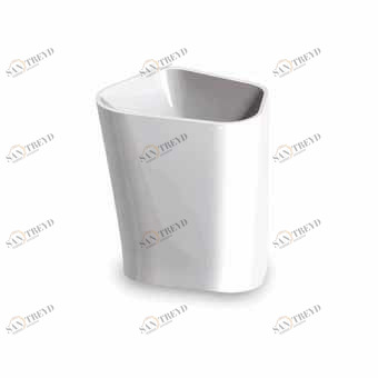 7L013BICR Накладная раковина на столешницу  прямоугольная Kos by Zucchetti Lab