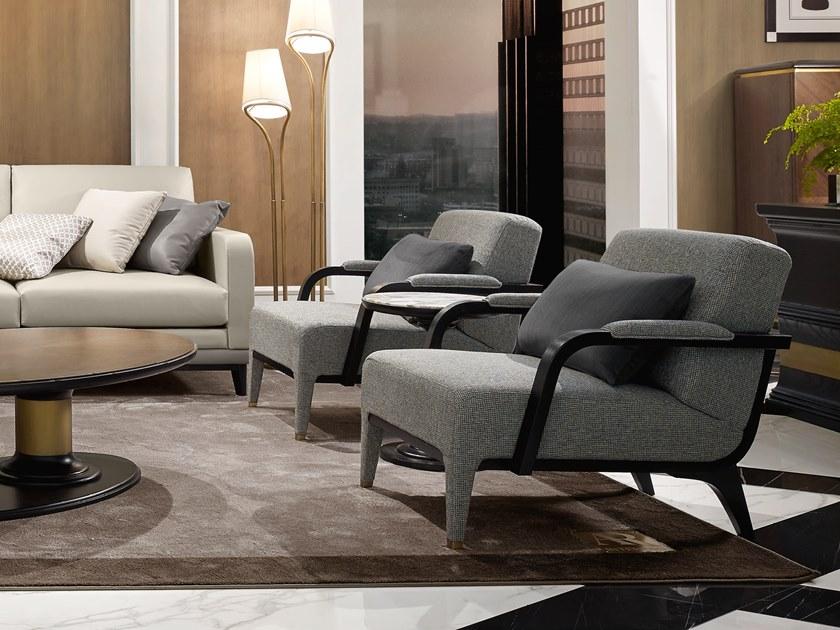 A.R. Arredamenti Кресло из ткани с подлокотниками Dilan D84 - Вид №3