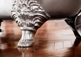 Gentry Home Bexley Cast iron bathtubs with feet Цветочный сырой GH102503  - Вид №1