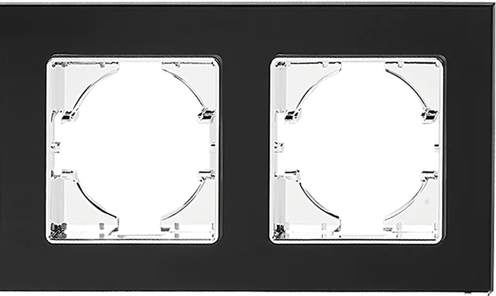 GUSI Electric Ugra - Элегантная рамка для розеток черного цвета 85233691