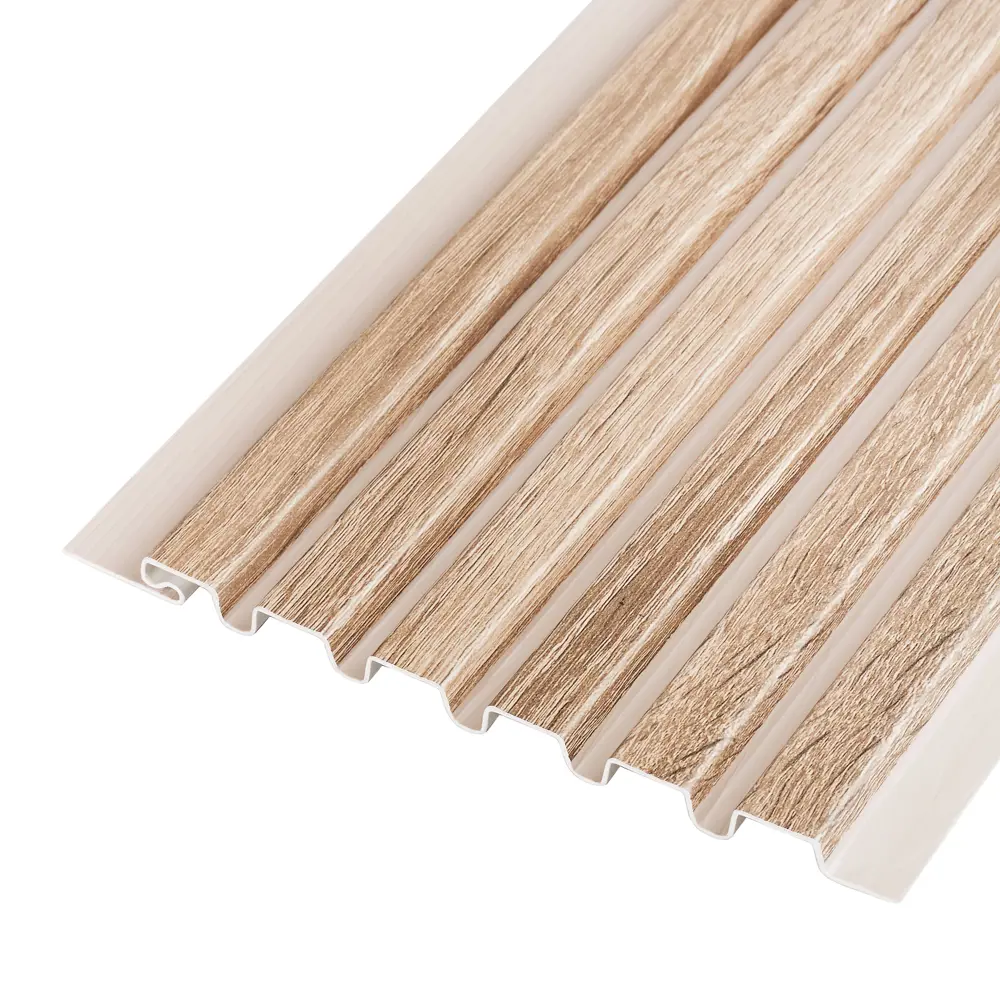 POLIPLAST Виниловая панель Платан - рельефная отделка под деревянную рейку 89346067 STLM-1351877 - Вид №1