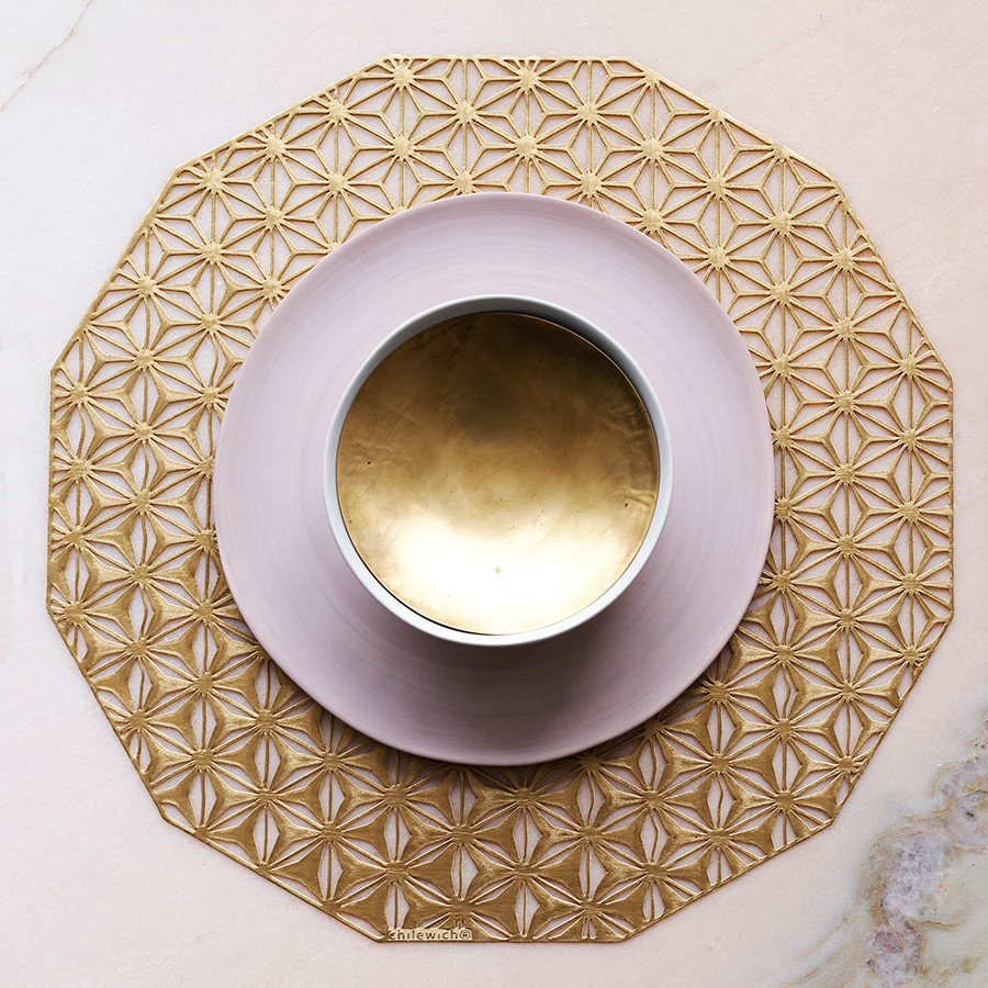 Салфетка виниловая Brass, Ø36 см Chilewich C100488004 - Вид №1