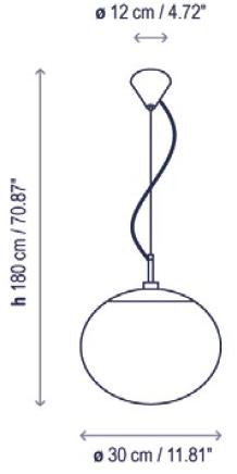 BOVER Подвесной светильник из полиэтилена Elipse sun-id-1434633 - Вид №3