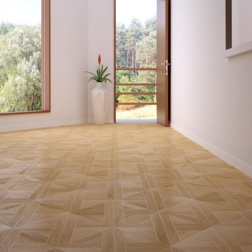 Модульный паркет Marco Ferutti Linea Linea Грей Дуб с брашью (Текстурированная) 405х405 мм 2600600027 - Вид №2