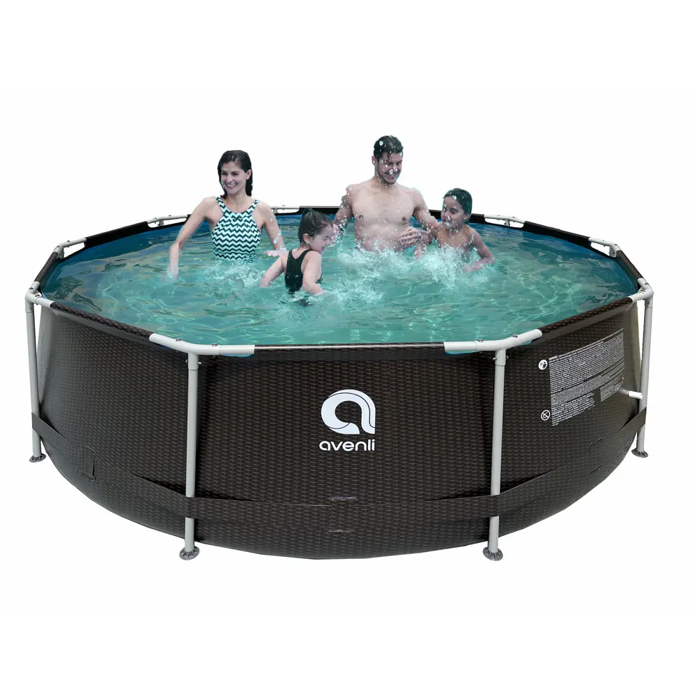 Каркасный бассейн Avenli круглый 360x99 см с насосом 89335102 STLM-0960859 - Вид №11