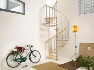 Fontanot Винтовая лестница из стали и дерева Pixima