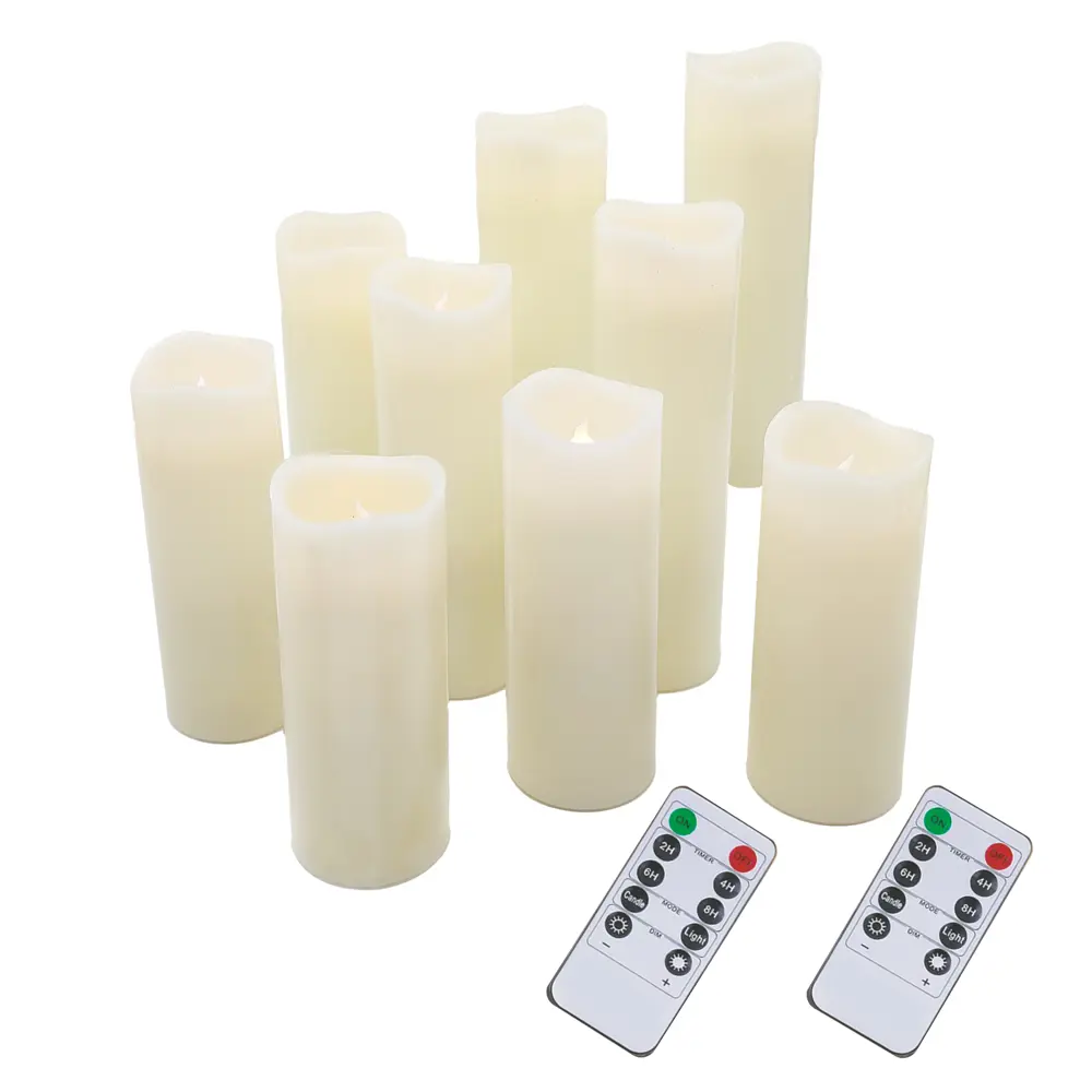 89378386 Набор свечей для дома 9 светодиодов 10 см белый 9 шт. STLM-1347063 Santreyd  - Вид №4