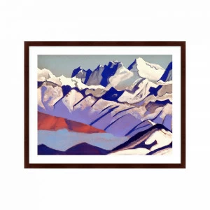 Картина "Эверест, 1936 г.", 100х78,5 см КАРТИНЫ В КВАРТИРУ  264118 Разноцветный