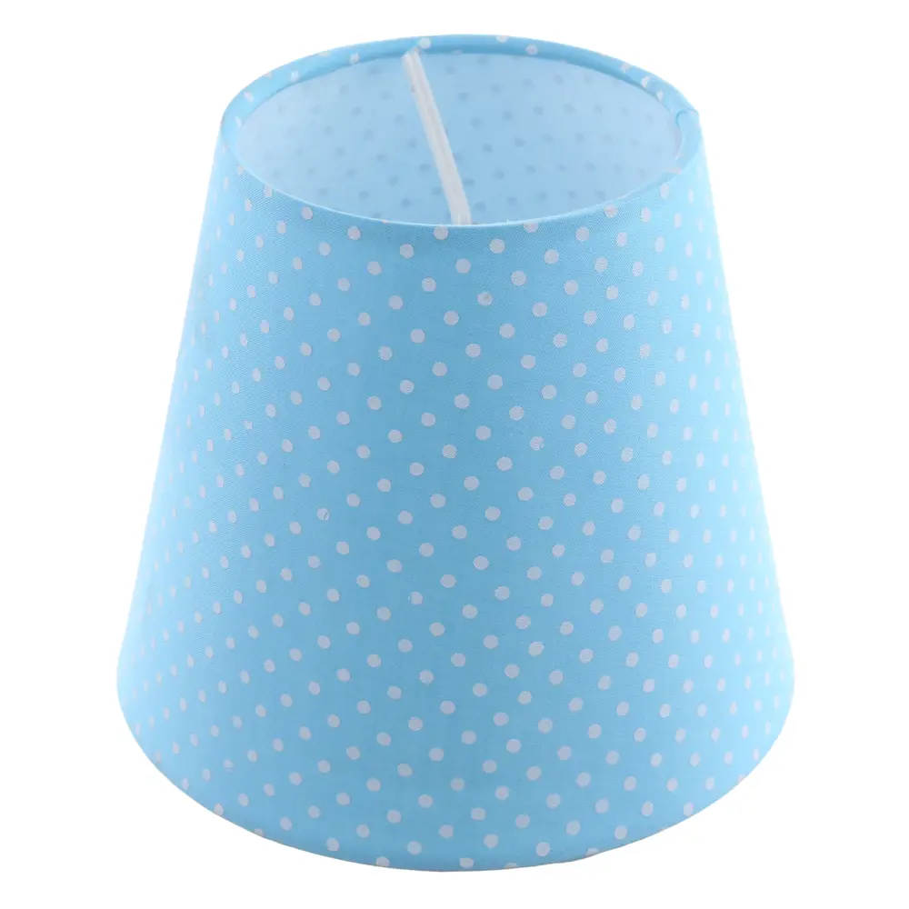 Абажур Blue with white dots малый 1xE14, цвет голубой 15519770 STLM-2049031 LAMPLANDIA 