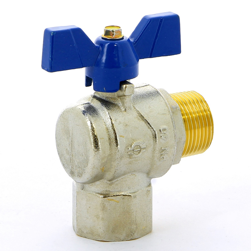 Кран шаровой НВ угловой EVOLUTION бабочка F.I.V. 3/4" FIV 6771R105 - Вид №2