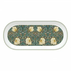Блюдо фарфоровое овальное темно-зеленое "Уильям Моррис" EASY LIFE УИЛЬЯМ МОРРИС 00-3946358 Зеленый