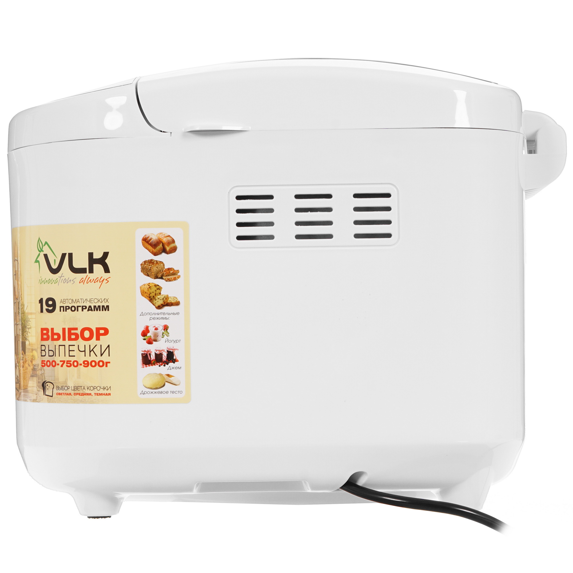 5301872 Хлебопечь VLK Palermo-5200 белый STDN-0138970 - Вид №2