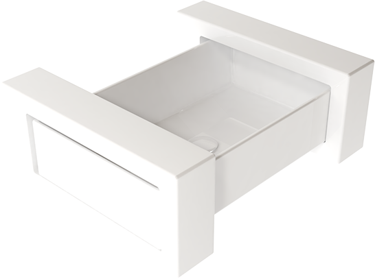 BXLAME60LC0 Подвесная раковина настенная GSG CERAMIC BOX