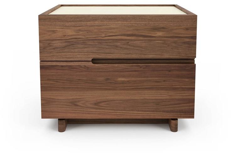 Huppé Прямоугольная тумбочка из орехового дерева с ящиками Nelson 8344l/r-8343l/r HUPPE - Вид №1