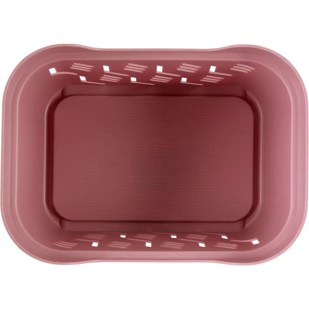 Ящик DELUXE с крышкой 19x13x11 см 1.9 л пластик цвет розовый БЫТПЛАСТ STLM-2039346 - Вид №2