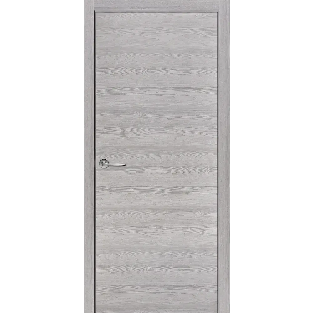 Комплект двери глухая 60x200 см Hardflex цвет ясень серый с добором 100 мм ПРИНЦИП STLM-2053767