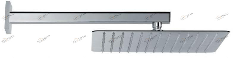 newform Настенная лейка душа с держателем Head showers 67726